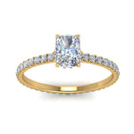 Load image into Gallery viewer, eternity-hidden-halo-radiant-cut-diamond-engagement-ring-in-FD-9168RARANGLE3-NL-YG
