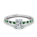 Thumbnail 50 - eternity-hidden-halo-radiant-cut-diamond-engagement-ring-with-emerald-in-FD-9168RARGEMGRANGLE3-NL-WG