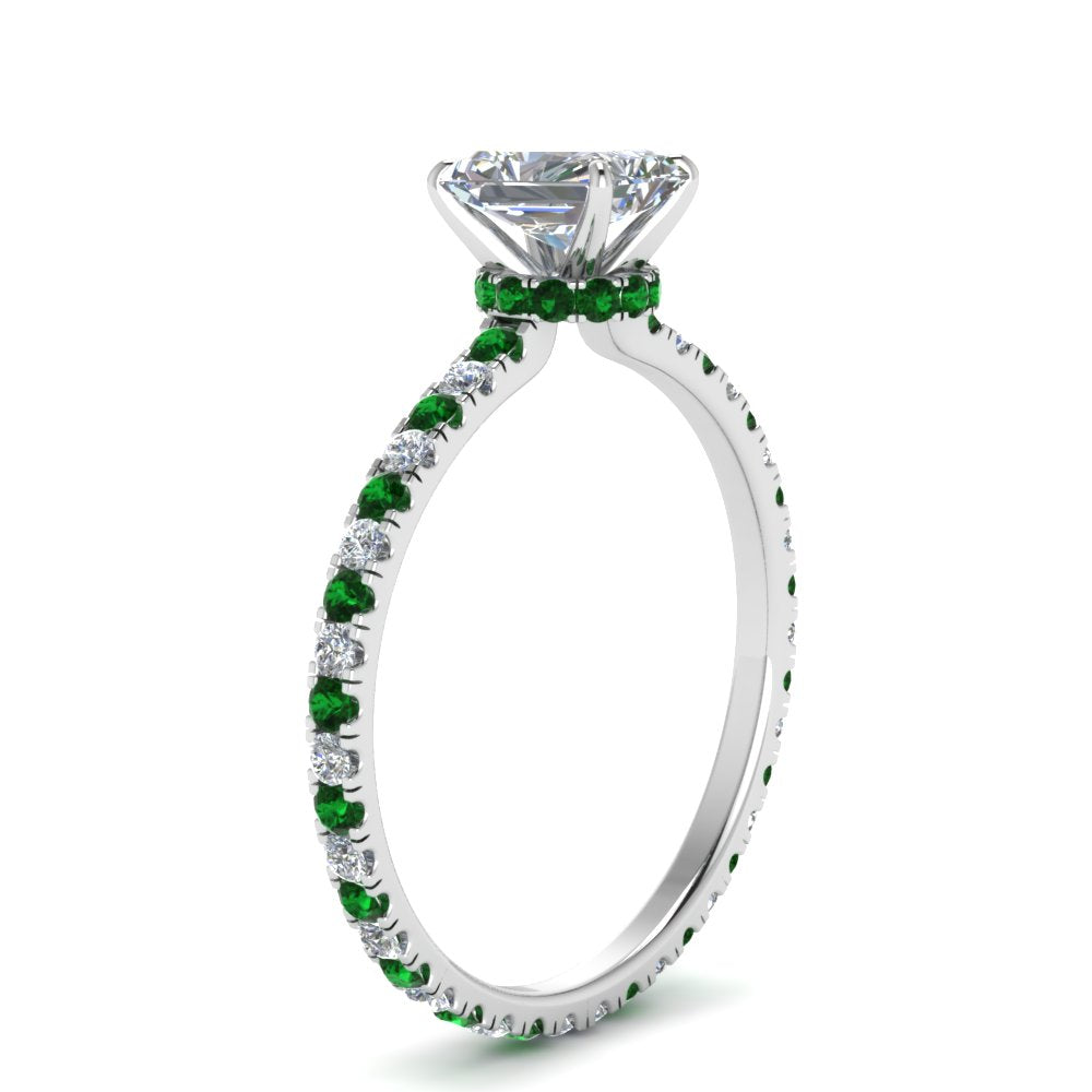 eternity-hidden-halo-radiant-cut-diamond-engagement-ring-with-emerald-in-FD-9168RARGEMGRANGLE3-NL-WG