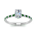 Thumbnail 51 - eternity-hidden-halo-radiant-cut-diamond-engagement-ring-with-emerald-in-FD-9168RARGEMGRANGLE3-NL-WG