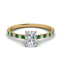 Thumbnail 22 - eternity-hidden-halo-radiant-cut-diamond-engagement-ring-with-emerald-in-FD-9168RARGEMGRANGLE3-NL-YG