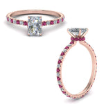 Load image into Gallery viewer, eternity-hidden-halo-radiant-cut-diamond-engagement-ring-with-pink-sapphire-in-FD-9168RARGSADRPIANGLE3-NL-RG
