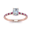 Thumbnail 67 - eternity-hidden-halo-radiant-cut-diamond-engagement-ring-with-pink-sapphire-in-FD-9168RARGSADRPIANGLE3-NL-RG