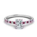 Thumbnail 38 - eternity-hidden-halo-radiant-cut-diamond-engagement-ring-with-pink-sapphire-in-FD-9168RARGSADRPIANGLE3-NL-WG