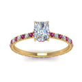 Thumbnail 11 - eternity-hidden-halo-radiant-cut-diamond-engagement-ring-with-pink-sapphire-in-FD-9168RARGSADRPIANGLE3-NL-YG
