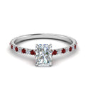 Thumbnail 46 - eternity-hidden-halo-radiant-cut-diamond-engagement-ring-with-ruby-in-FD-9168RARGRUDRANGLE3-NL-WG