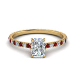 Load image into Gallery viewer, eternity-hidden-halo-radiant-cut-diamond-engagement-ring-with-ruby-in-FD-9168RARGRUDRANGLE3-NL-YG
