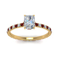 Thumbnail 19 - eternity-hidden-halo-radiant-cut-diamond-engagement-ring-with-ruby-in-FD-9168RARGRUDRANGLE3-NL-YG