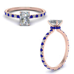 Load image into Gallery viewer, eternity-hidden-halo-radiant-cut-diamond-engagement-ring-with-sapphire-in-FD-9168RARGSABLANGLE3-NL-RG

