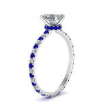 Load image into Gallery viewer, eternity-hidden-halo-radiant-cut-diamond-engagement-ring-with-sapphire-in-FD-9168RARGSABLANGLE3-NL-WG
