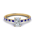 Thumbnail 6 - eternity-hidden-halo-radiant-cut-diamond-engagement-ring-with-sapphire-in-FD-9168RARGSABLANGLE3-NL-YG