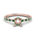 Thumbnail 77 - eternity-hidden-semi-mount-halo-diamond-engagement-ring-with-emerald-in-FD-9168SMRGEMGRANGLE3-NL-RG