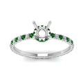 Thumbnail 50 - eternity-hidden-semi-mount-halo-diamond-engagement-ring-with-emerald-in-FD-9168SMRGEMGRANGLE3-NL-WG