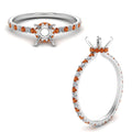 Thumbnail 40 - eternity-hidden-semi-mount-halo-diamond-engagement-ring-with-orange-sapphire-in-FD-9168SMRGSAORANGLE3-NL-WG