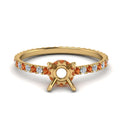 Thumbnail 14 - eternity-hidden-semi-mount-halo-diamond-engagement-ring-with-orange-sapphire-in-FD-9168SMRGSAORANGLE3-NL-YG