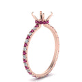 Thumbnail 67 - eternity-hidden-semi-mount-halo-diamond-engagement-ring-with-pink-sapphire-in-FD-9168SMRGSADRPIANGLE3-NL-RG