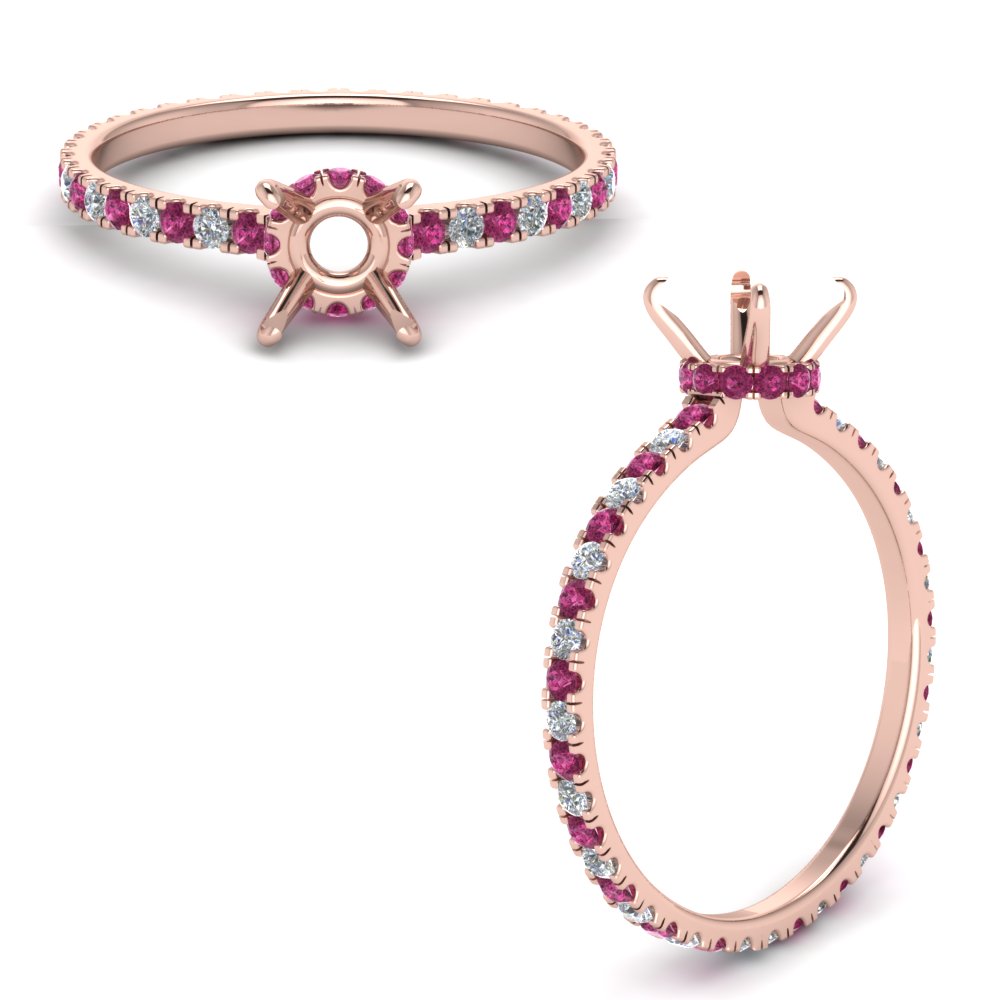 eternity-hidden-semi-mount-halo-diamond-engagement-ring-with-pink-sapphire-in-FD-9168SMRGSADRPIANGLE3-NL-RG