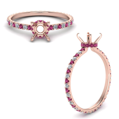eternity-hidden-semi-mount-halo-diamond-engagement-ring-with-pink-sapphire-in-FD-9168SMRGSADRPIANGLE3-NL-RG