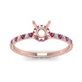 Thumbnail 66 - eternity-hidden-semi-mount-halo-diamond-engagement-ring-with-pink-sapphire-in-FD-9168SMRGSADRPIANGLE3-NL-RG
