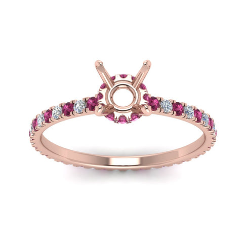 eternity-hidden-semi-mount-halo-diamond-engagement-ring-with-pink-sapphire-in-FD-9168SMRGSADRPIANGLE3-NL-RG