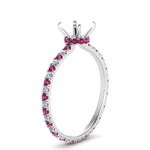 Load image into Gallery viewer, eternity-hidden-semi-mount-halo-diamond-engagement-ring-with-pink-sapphire-in-FD-9168SMRGSADRPIANGLE3-NL-WG
