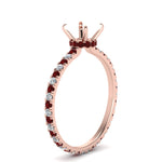 Load image into Gallery viewer, eternity-hidden-semi-mount-halo-diamond-engagement-ring-with-ruby-in-FD-9168SMRGRUDRANGLE3-NL-RG
