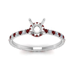 Load image into Gallery viewer, eternity-hidden-semi-mount-halo-diamond-engagement-ring-with-ruby-in-FD-9168SMRGRUDRANGLE3-NL-WG
