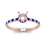 Load image into Gallery viewer, eternity-hidden-semi-mount-halo-diamond-engagement-ring-with-sapphire-in-FD-9168SMRGSABLANGLE3-NL-RG
