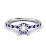 Load image into Gallery viewer, eternity-hidden-semi-mount-halo-diamond-engagement-ring-with-sapphire-in-FD-9168SMRGSABLANGLE3-NL-WG
