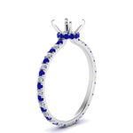 Load image into Gallery viewer, eternity-hidden-semi-mount-halo-diamond-engagement-ring-with-sapphire-in-FD-9168SMRGSABLANGLE3-NL-WG
