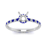 Load image into Gallery viewer, eternity-hidden-semi-mount-halo-diamond-engagement-ring-with-sapphire-in-FD-9168SMRGSABLANGLE3-NL-WG
