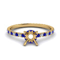 Thumbnail 6 - eternity-hidden-semi-mount-halo-diamond-engagement-ring-with-sapphire-in-FD-9168SMRGSABLANGLE3-NL-YG