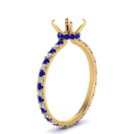 Load image into Gallery viewer, eternity-hidden-semi-mount-halo-diamond-engagement-ring-with-sapphire-in-FD-9168SMRGSABLANGLE3-NL-YG
