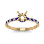 Load image into Gallery viewer, eternity-hidden-semi-mount-halo-diamond-engagement-ring-with-sapphire-in-FD-9168SMRGSABLANGLE3-NL-YG
