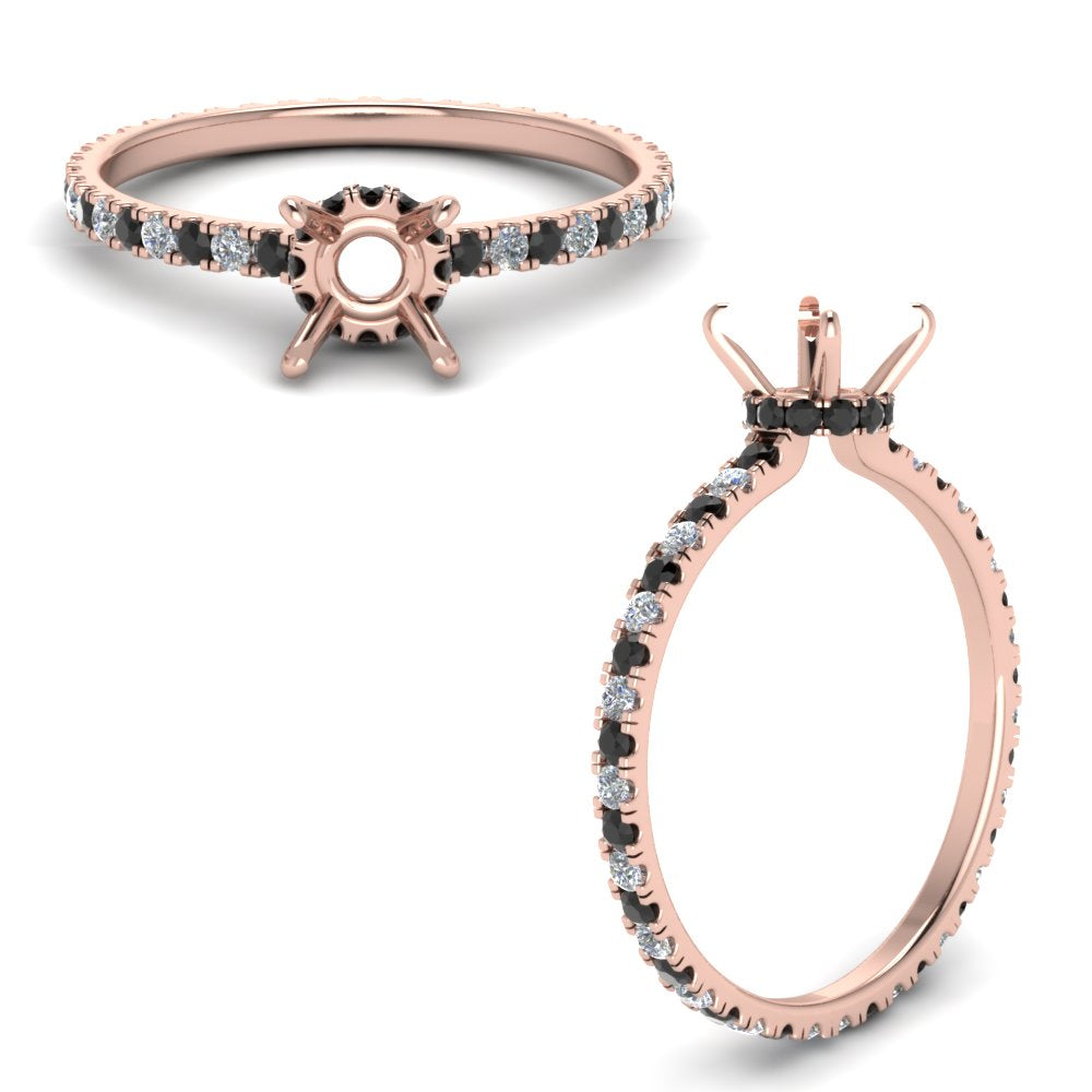 eternity-hidden-semi-mount-halo-engagement-ring-with-black-diamond-in-FD-9168SMRGBLACKANGLE3-NL-RG