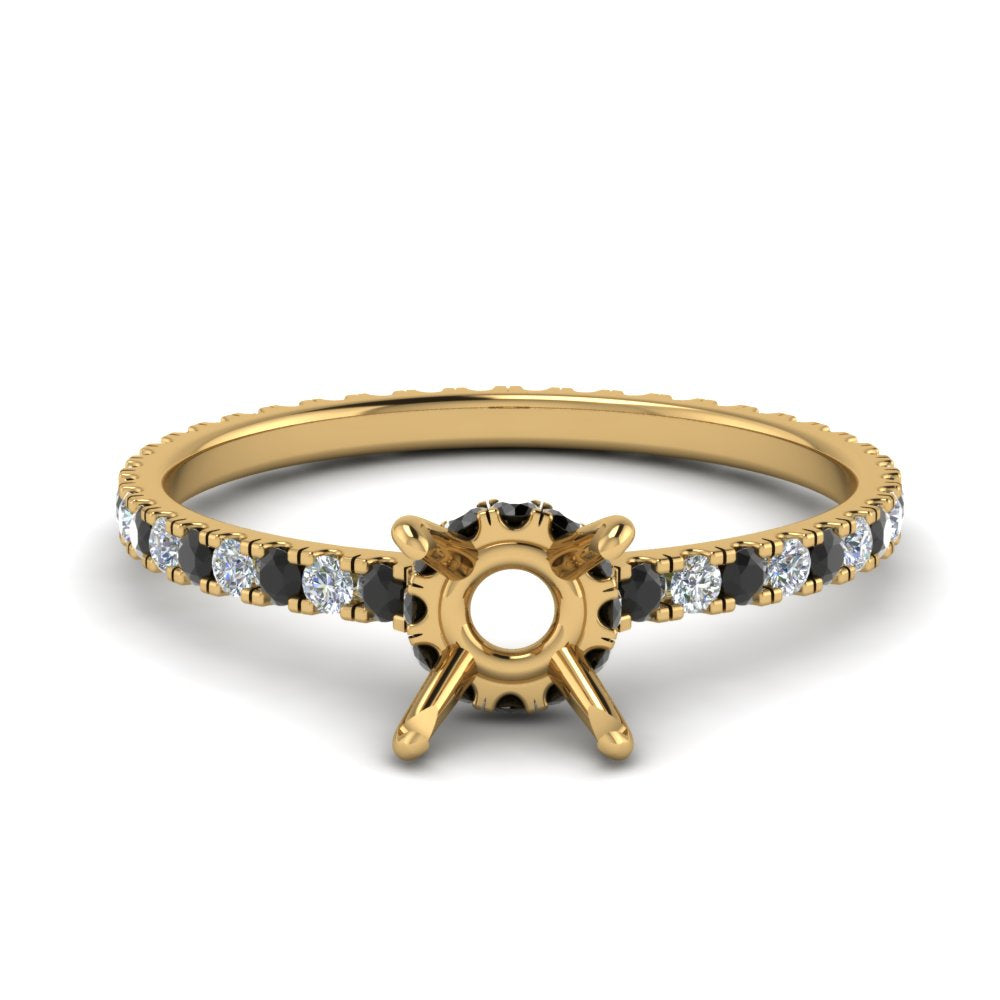eternity-hidden-semi-mount-halo-engagement-ring-with-black-diamond-in-FD-9168SMRGBLACKANGLE3-NL-YG