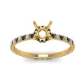 Thumbnail 27 - eternity-hidden-semi-mount-halo-engagement-ring-with-black-diamond-in-FD-9168SMRGBLACKANGLE3-NL-YG