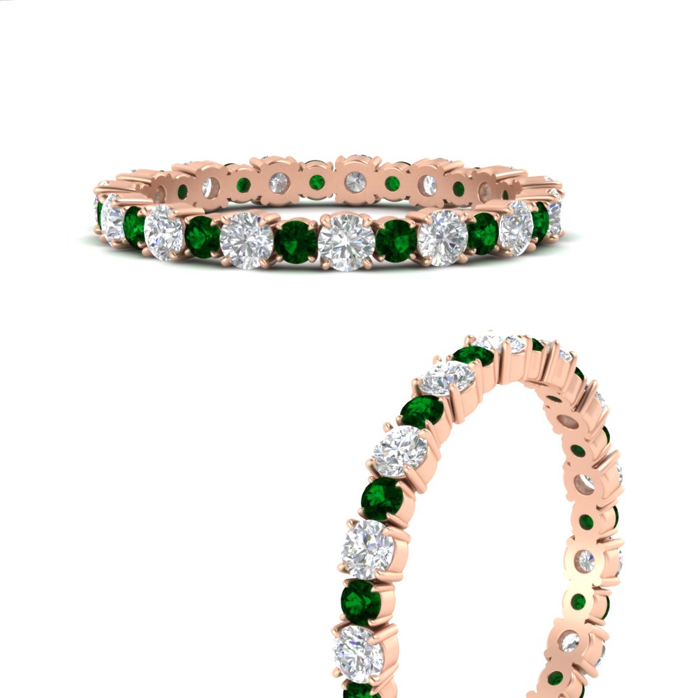 Eternity Ring with Round Cut Diamonds