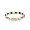 Load image into Gallery viewer, Eternity Ring with Round Cut Diamonds