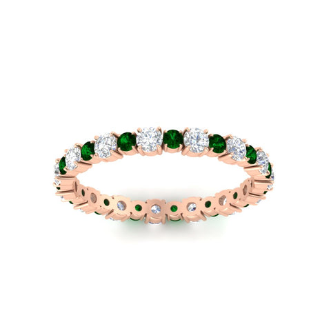 Eternity Ring with Round Cut Diamonds