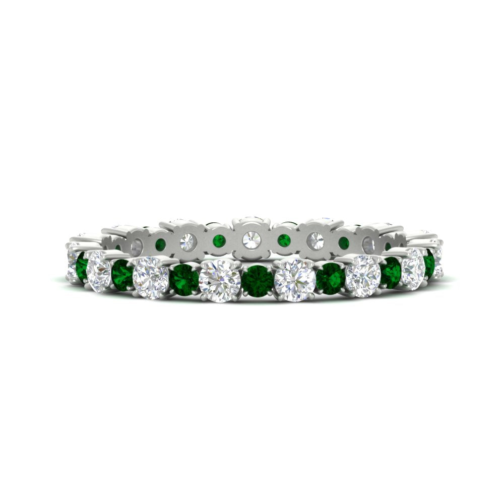 Eternity Ring with Round Cut Diamonds