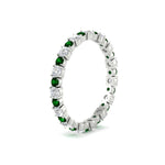 Load image into Gallery viewer, Eternity Ring with Round Cut Diamonds
