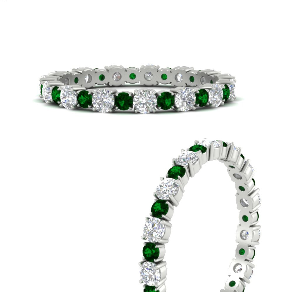 Eternity Ring with Round Cut Diamonds