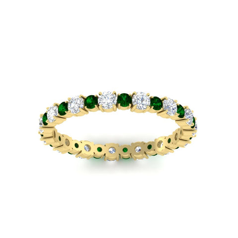 Eternity Ring with Round Cut Diamonds