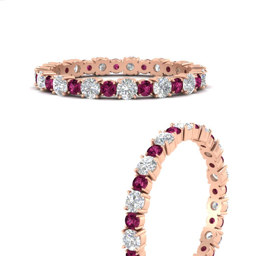 Eternity Ring with Round Cut Diamonds