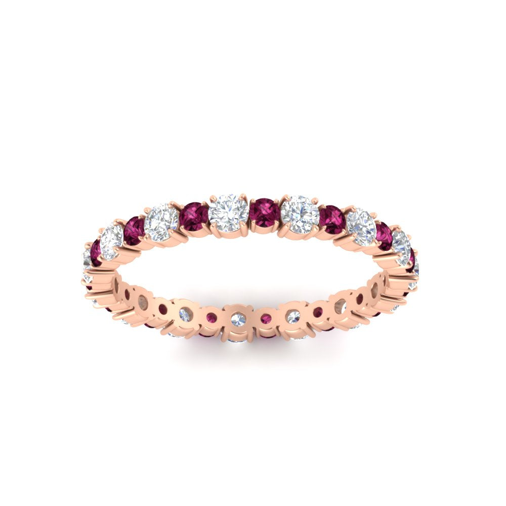 Eternity Ring with Round Cut Diamonds