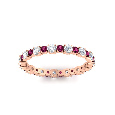 Eternity Ring with Round Cut Diamonds