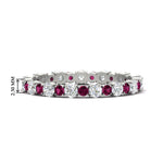 Load image into Gallery viewer, Eternity Ring with Round Cut Diamonds

