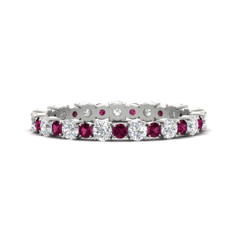 Eternity Ring with Round Cut Diamonds