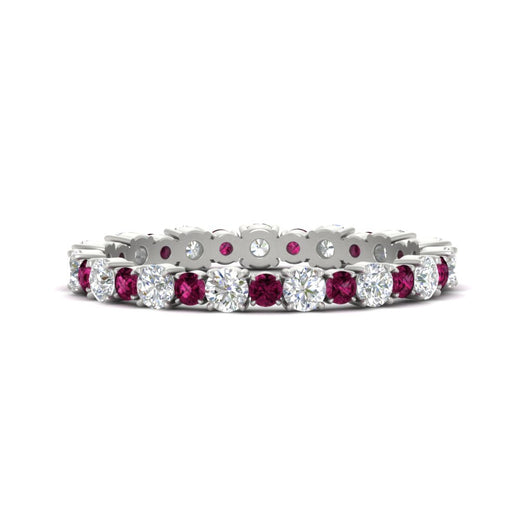 Eternity Ring with Round Cut Diamonds
